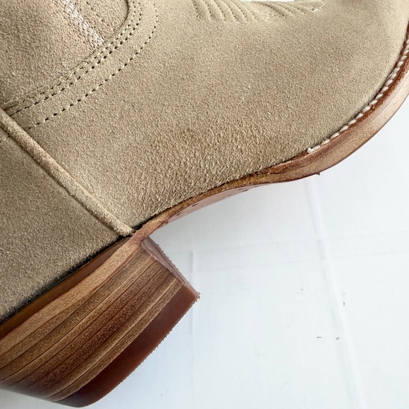 New TECOVAS The Abby Western Boot Women’s SIZE 9 Driftwood Suede - Picture 12 of 12